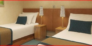 carnival breeze cabine intérieure 