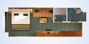 carnival breeze vue mer de luxe vue obstruée 