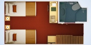 carnival dream intérieure spa cloud 9 plan