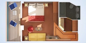 carnival freedom suite océan plan