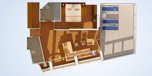 carnival glory suite capitaine plan