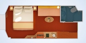 carnival glory vue mer plan