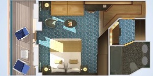 carnival magic cloud 9 spa suite plan