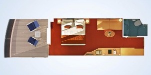 vers arriere poupe balcon etendu plan