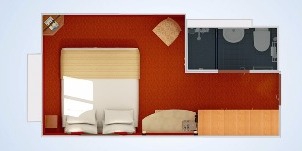 carnival paradise vue mer plan