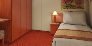 carnival radiance intérieure avec couchette supérieure inférieure