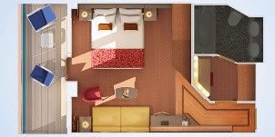 carnival splendor suite océan plan