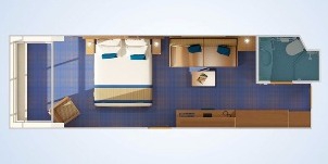 carnival splendor vue mer panoramique plan