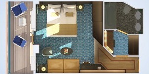 carnival suite océan plan