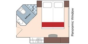 Croisière AMA AmaWaterways AmaDouro Balcon Extérieur Catégorie E plan