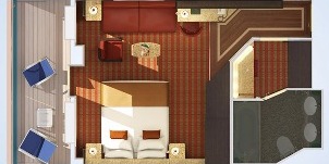 Croisière CCL Carnival Dream suite spa Cloud 9