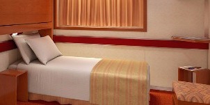 Croisière CCL Carnival Elation intérieure couchette supérieure inférieure  cabine