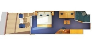 Carnival Horizon Vue arrière (poupe) avec balcon étendu