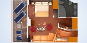 Croisière CCL Carnival Legend Cabine Grande Suite