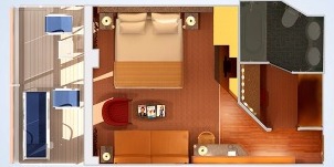 Croisière Ccl Carnival Miracle Cabine Suite Océan