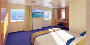 Croisiere ccl Carnival Panorama Vue mer