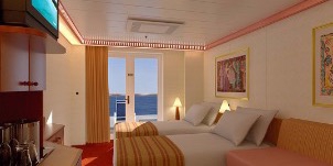 Croisière CCl Carnival Spirit Cabine Balcon étendu