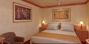 Croisière CCl Carnival Spirit Cabine intérieure