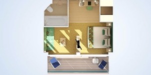 Croisière CCL Carnival Sunshine Cabine Suite Cloud 9 Spa