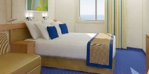 Croisière CCL Carnival Sunshine Cabine Vue Mer