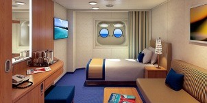 Croisière CCL Carnival Vista intérieure avec couchette supérieure/inférieure