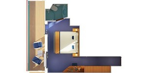 Croisière CCL Carnival Vista premium avec balcon plan