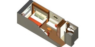 Croisière CEL Celebrity Silhouette Vue Mer plan