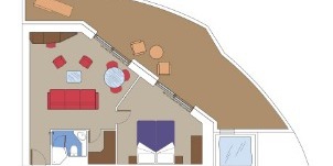 Croisière MSC Grandiosa Suite avec balcon en angle