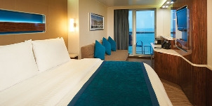 Croisière NCL Norwegian Cruise Line Breakaway Balcon Sail Away chambre à coucher