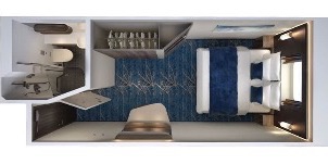 Croisière NCL Norwegian Cruise Line Encore Vue mer familiale avec grande fenêtre panoramique plan