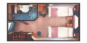 Croisière NCL Norwegian Cruise Line Jewel Cabine Vue mer Fenêtre panoramique plan