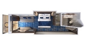 Croisière NCL Nowegian Cruise Line Joy Balcon plan