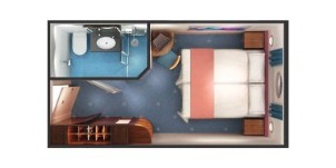 Croisière NCL Norwegian Cruise Line Star Vue Mer Milieu Navire Hublot Plan