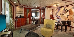 Croisière NCL Norwegian Cruise Line Star Suite de luxe du propriétaire avec deux balcons
