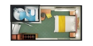 Croisière NCL Norwegian Cruise Line Sun Cabine Interieure Plan