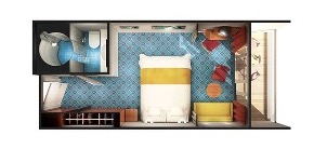 Croisière NCL Norwegian Cruise Line Sun Familiale avec balcon plan