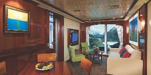Croisière NCL Norwegian Cruise Line Jewel The Haven penthouse sur cour avec balcon
