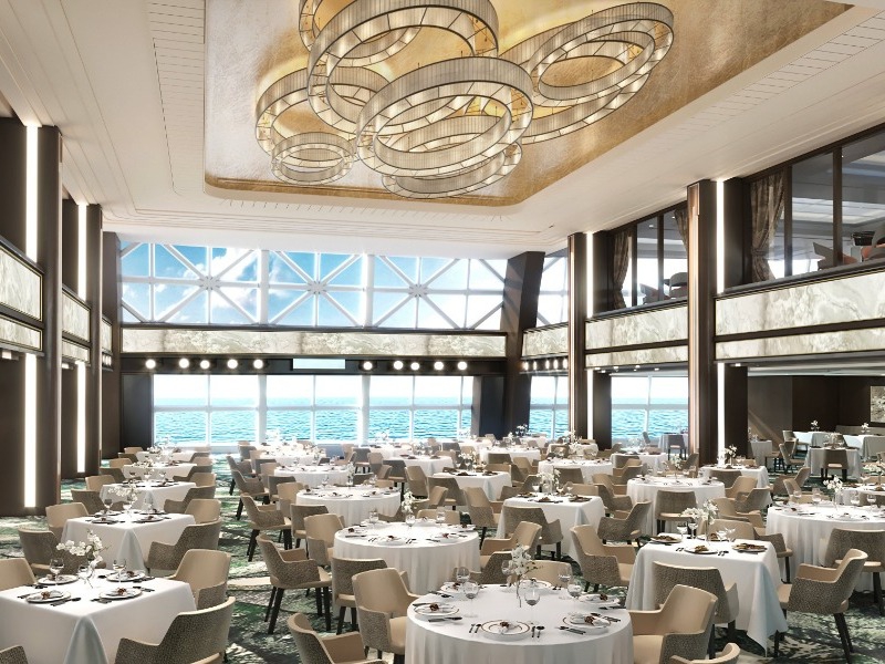 Croisière NCL Norwegian Encore The Manhattan Room salle à manger principale