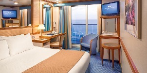 Croisière PCL Princess Cruises Caribbean Balcon Premium Face à l'Arrière