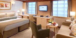 Croisière PCL Princess Cruises Caribbean Suite Avec Fenêtre