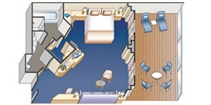 Croisière PCL Princess Cruises Caribbean Suite Penthouse Plan