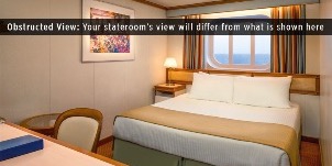 Croisière PCL Princess Cruises Caribbean Vue Mer Obstruée