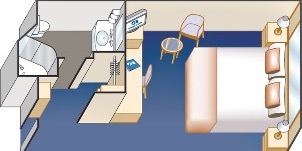 Croisière PCL Princess Diamond Intérieure