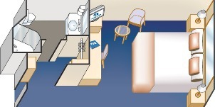 Croisière PCL Princess Grand intérieure adaptée