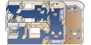 Croisière PCL Princess Grand suite familiale