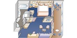 Croisière PCL Princess Majestic suite penthouse