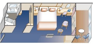 Croisière PCL Princess Royal adaptée balcon