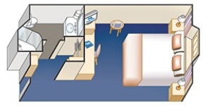 Croisière PCL Princess Sapphire Intérieure Plan