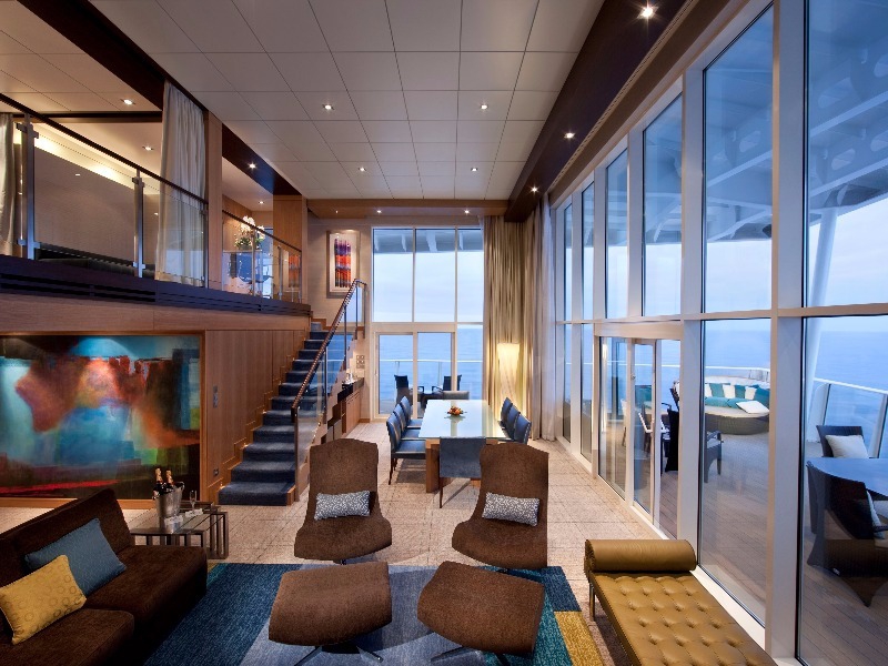 RCI Croisière Royal Caribbean Allure of the Seas Suite Royal loft avec balcon
