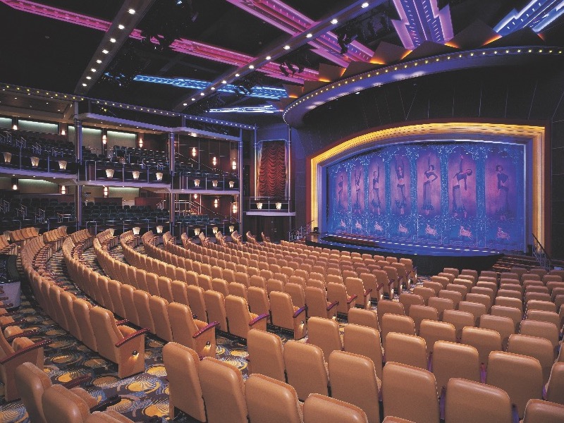 Croisière RCI Royal Caribbean Navigator of the Seas Théâtre Metropolis
